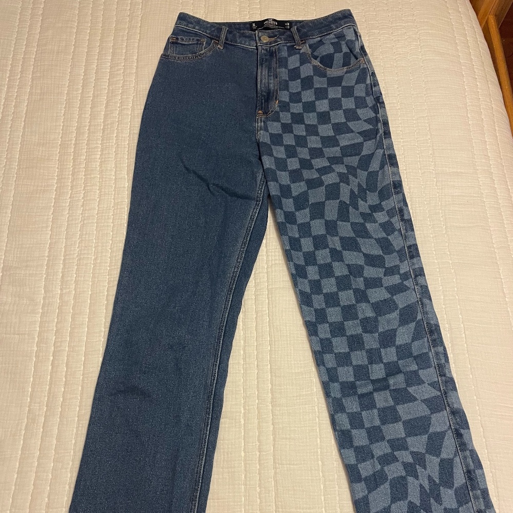 Hollister Ultra High-Rise Stacked Vintage Straight